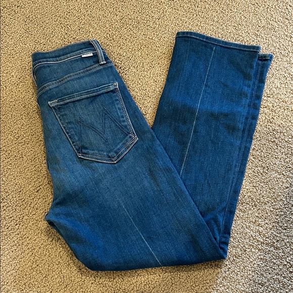 MOTHER High Rise Blue Jeans - Picture 7 of 8